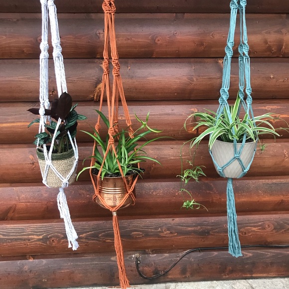 Moon Macrame Plant Hanger - Picture 3 of 8